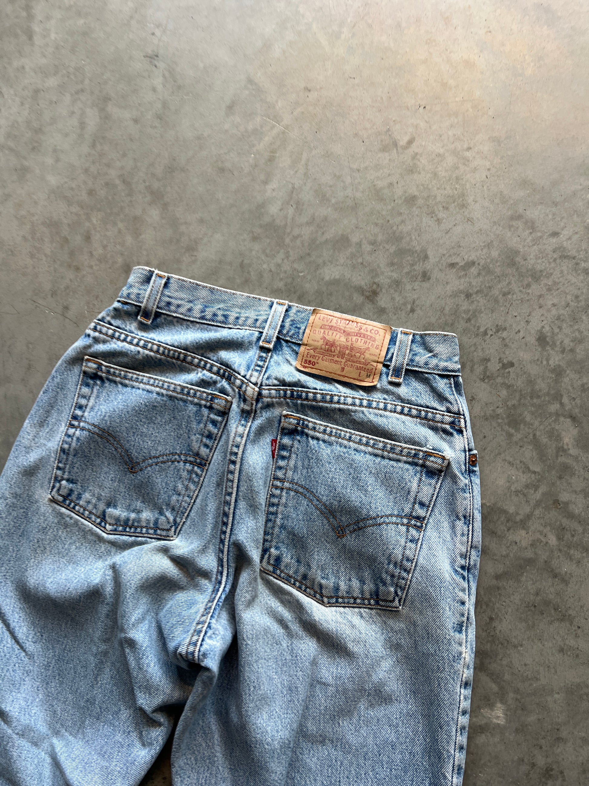 Vintage Faded Blue Levi 550 Pants - 28x30