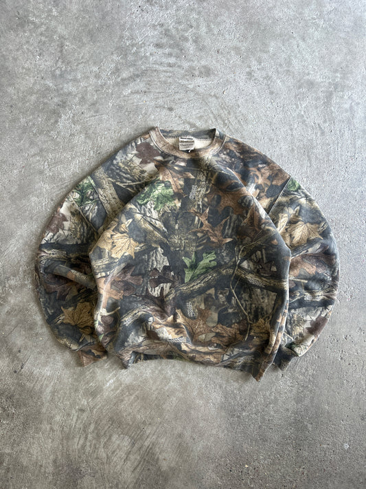 Vintage Jerzees Camo Crew - XL