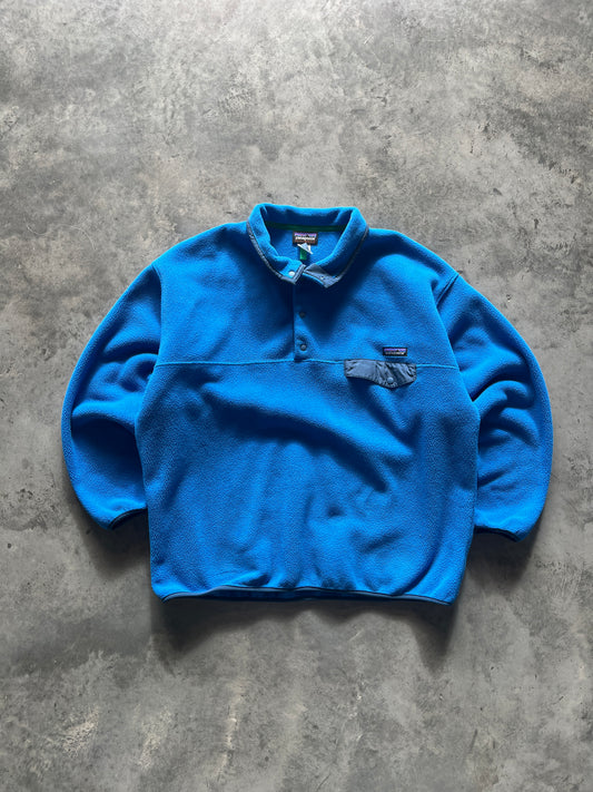 Vintage Royal Blue Patagonia Synchilla Fleece - XL