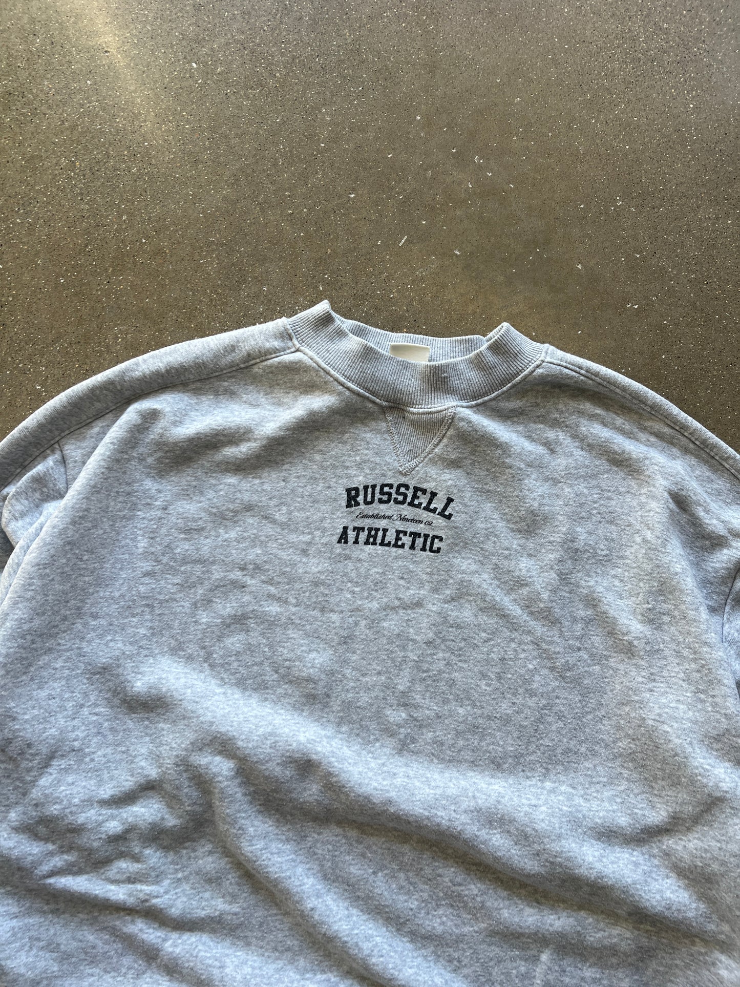 Vintage Grey Russell Athletic Crewneck - XL