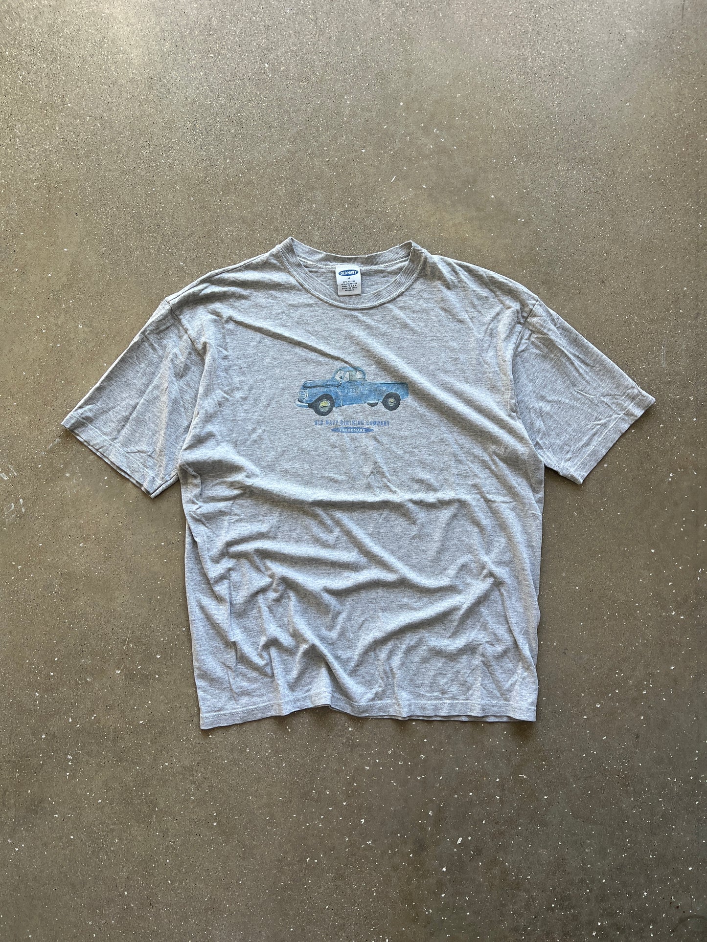 Vintage Grey Old Navy Truck Shirt - M