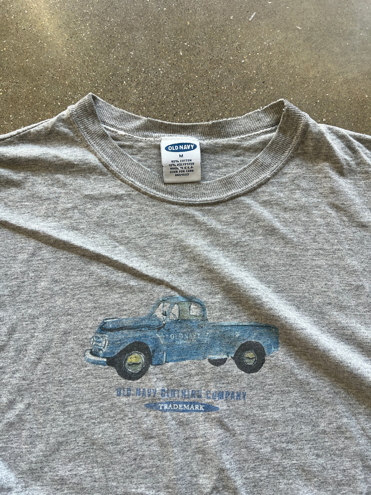 Vintage Grey Old Navy Truck Shirt - M