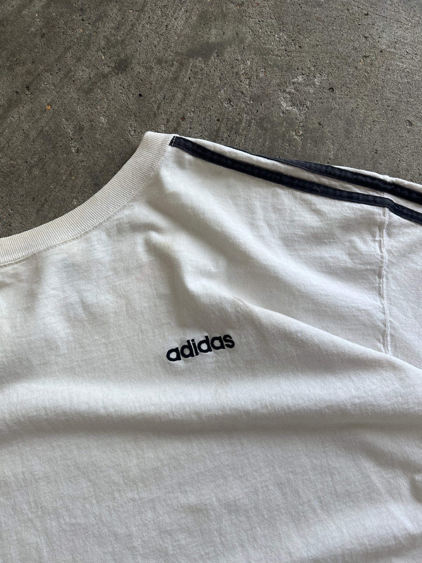 Vintage Embroidered Adidas Shirt - XXL