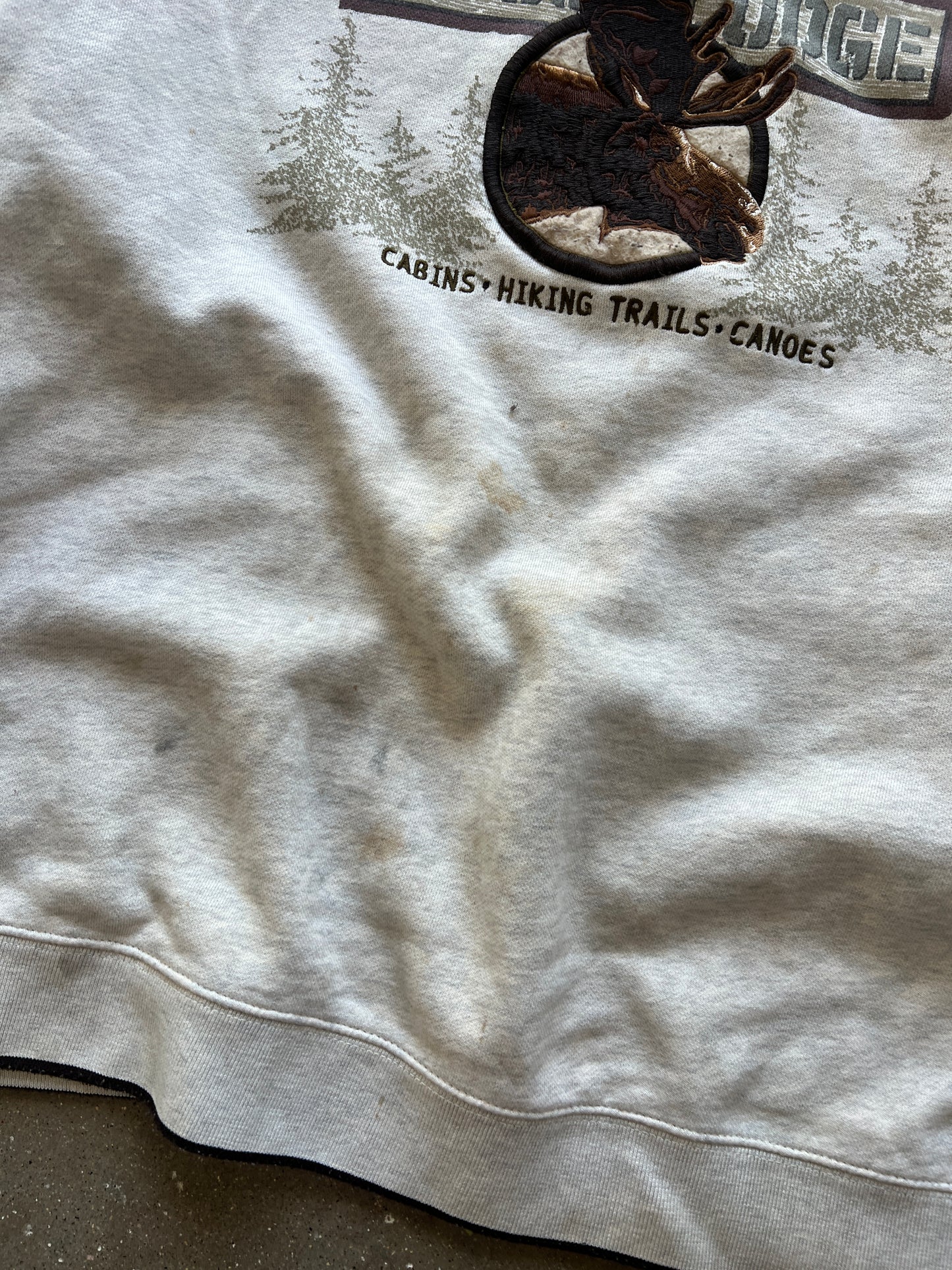 Vintage Croft & Borrow Nature Crew Distressed - XL