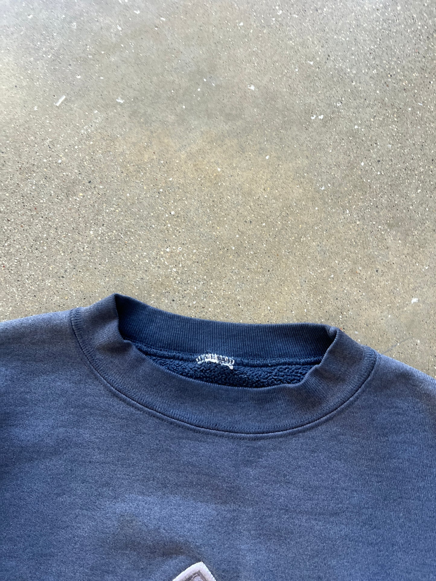 Vintage Faded Blue Dallas Cowboys Crew - L