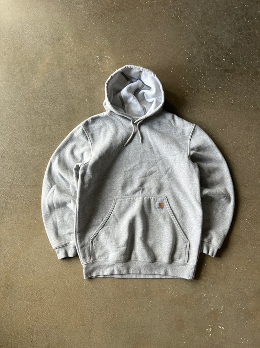 Vintage Grey Carhartt Hoodie - M