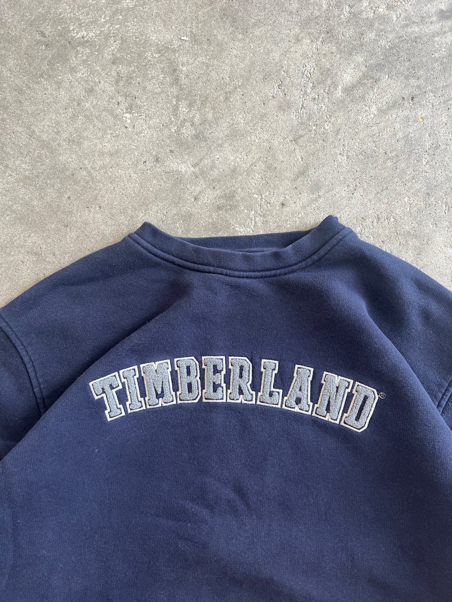 Vintage Timberland Spell Out Crew -