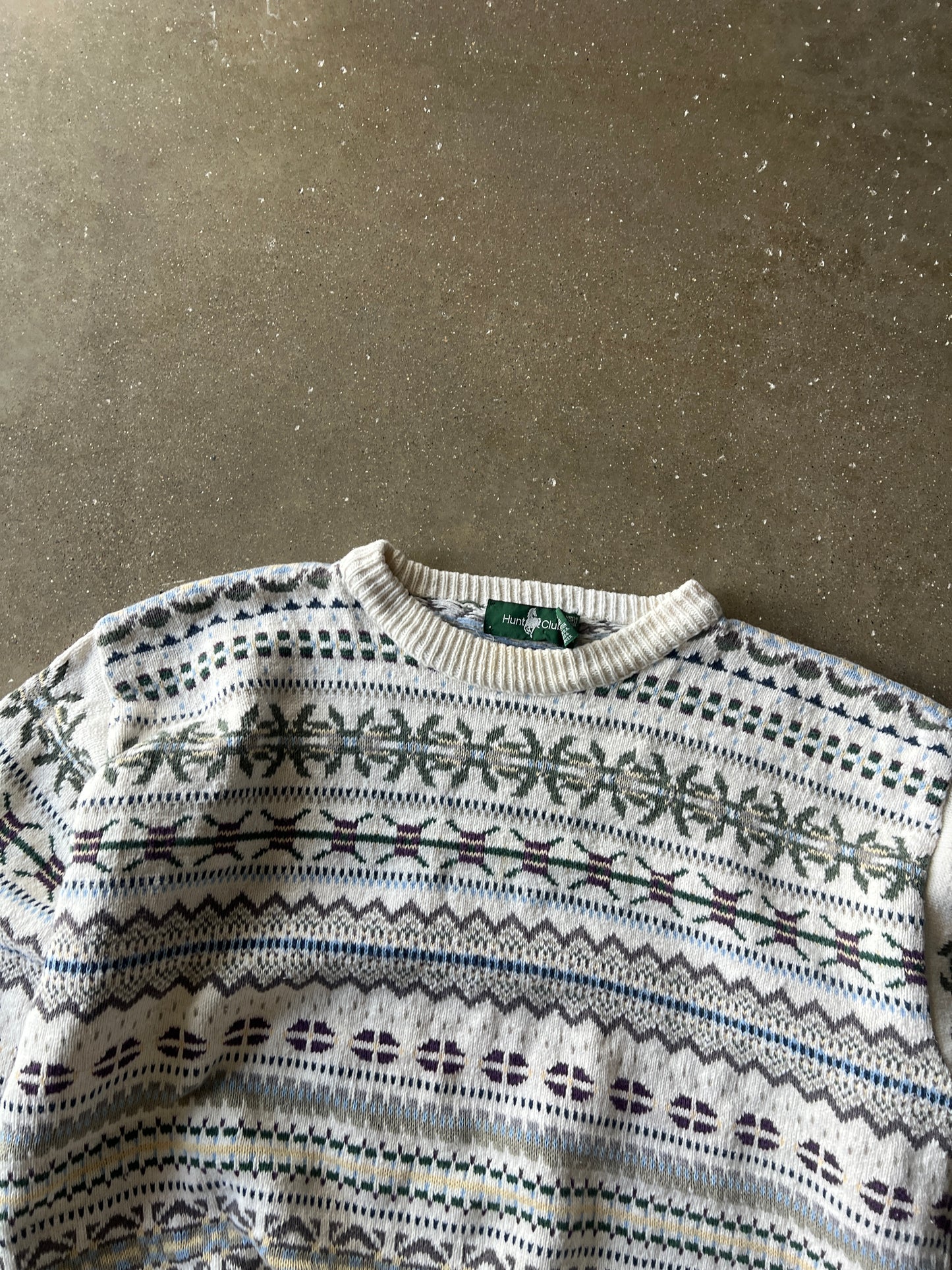 Vintage Hunt Club Knit Sweater - L