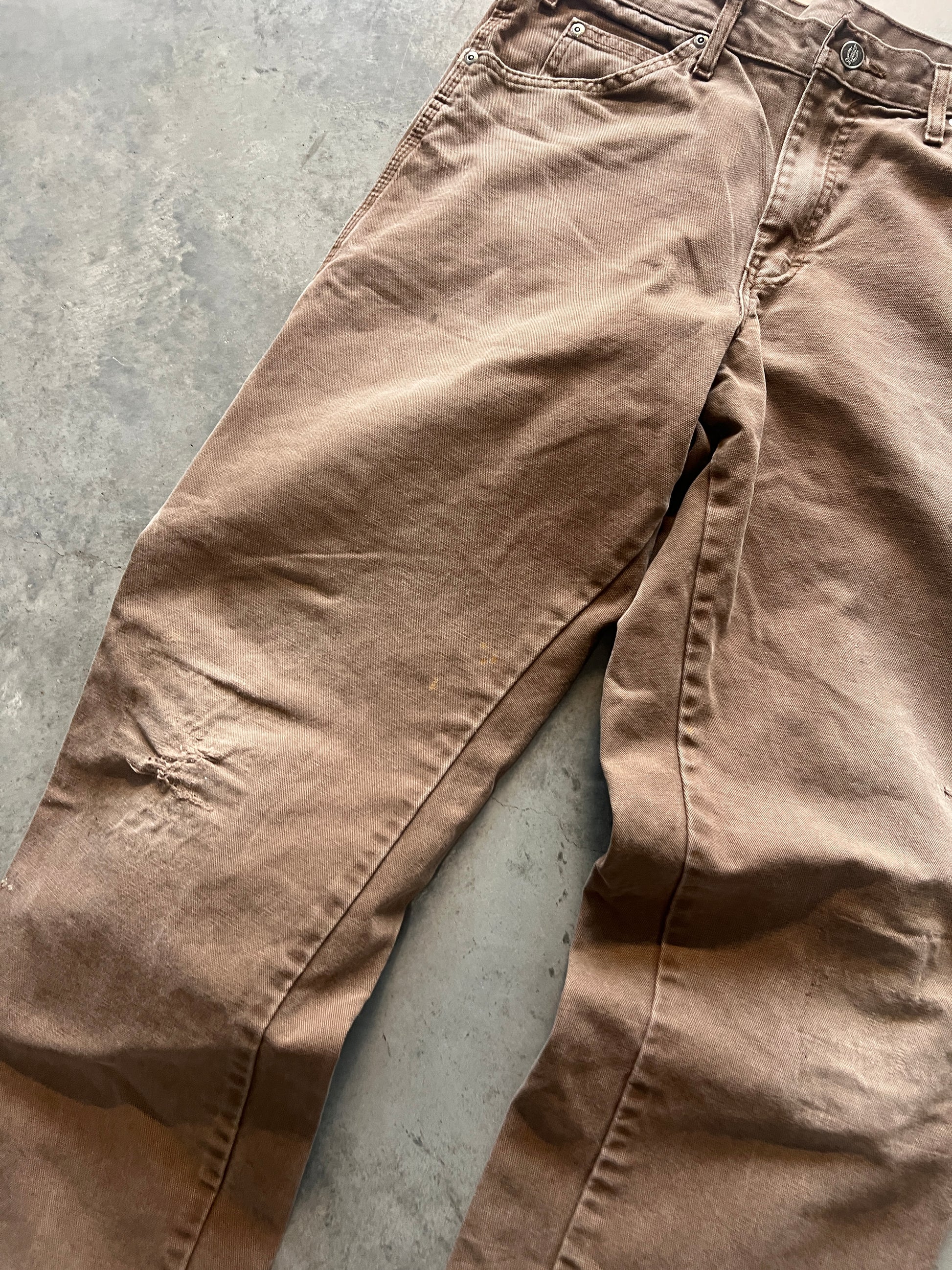 Vintage Faded Brown Dickies Carpenter Pants - 32x32