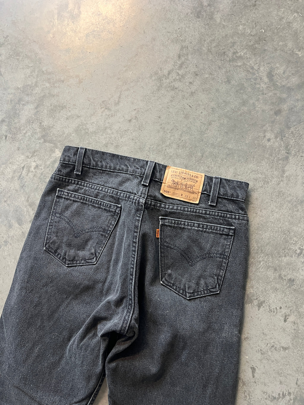 Vintage Black Levi 505 Pants - 33x30