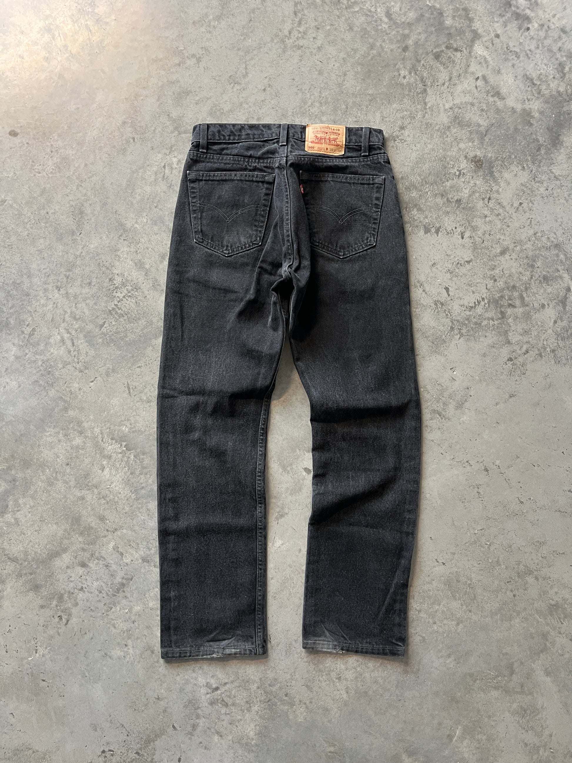 Vintage Black Levi 505 Pants - 32x32