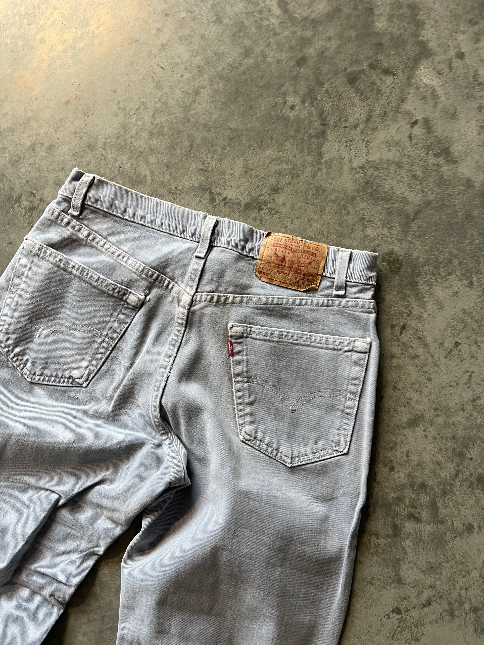 Vintage Faded Grey Levi Pants - 34x30