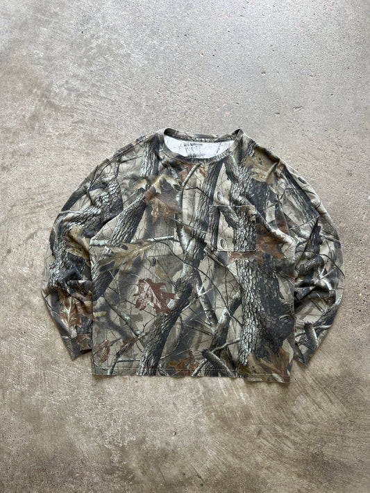 Vintage Camo Long Sleeve Shirt - XL