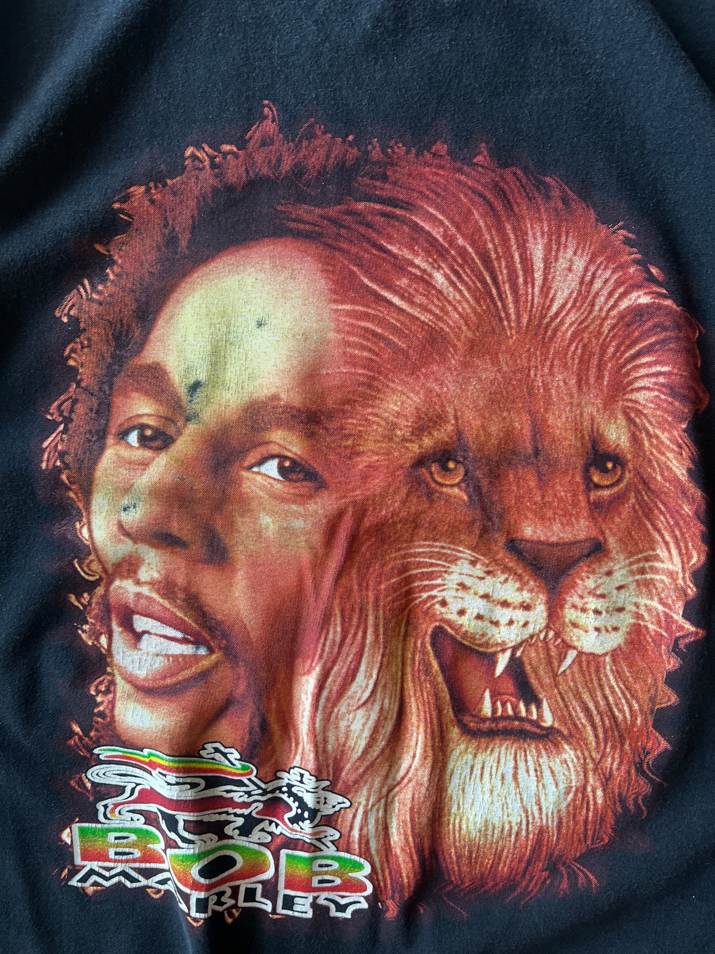 Vintage Black Hot Ice Bob Marley Shirt - M
