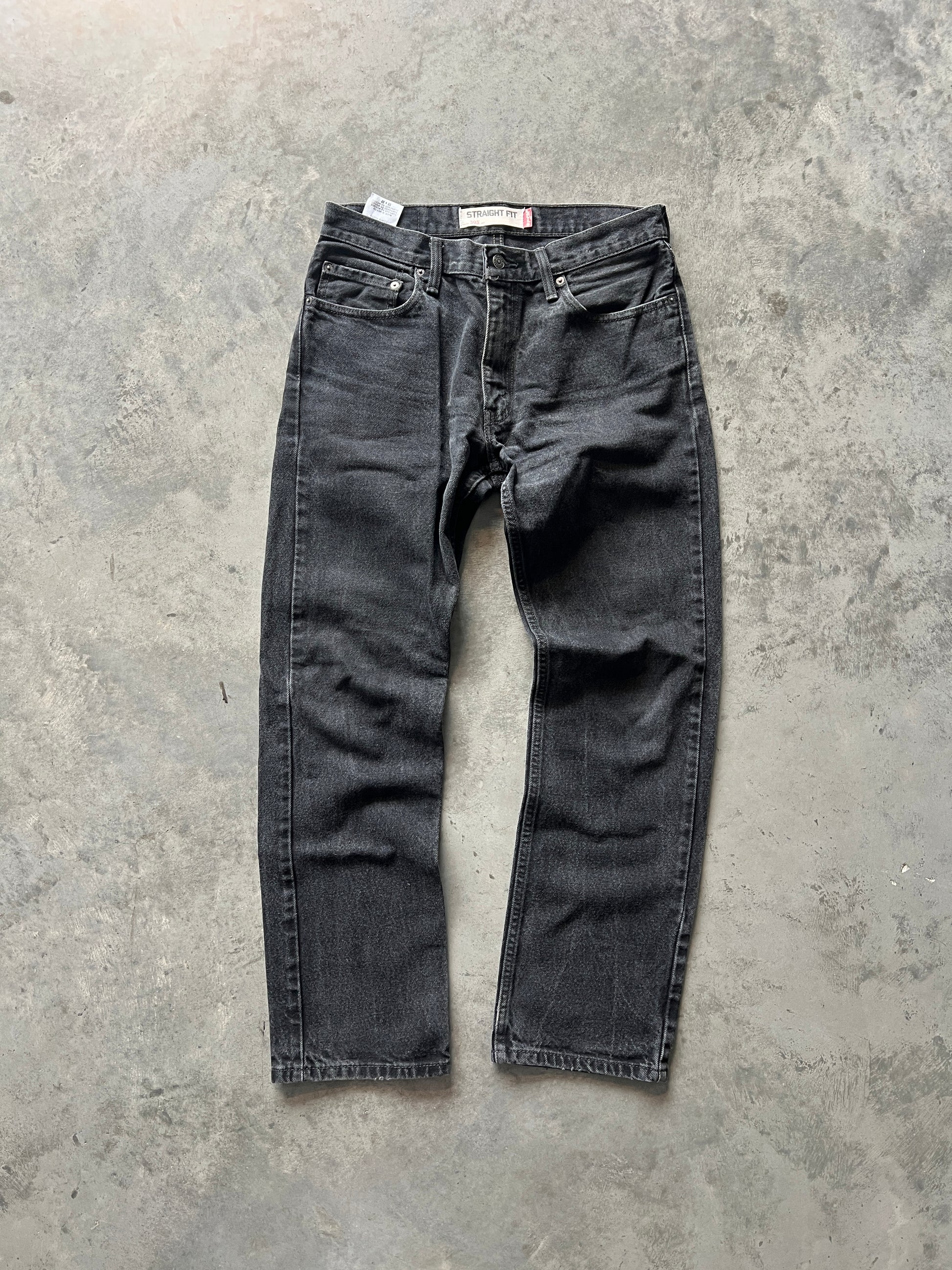 Vintage Black Levi 505 Baggy Pants - 32x32