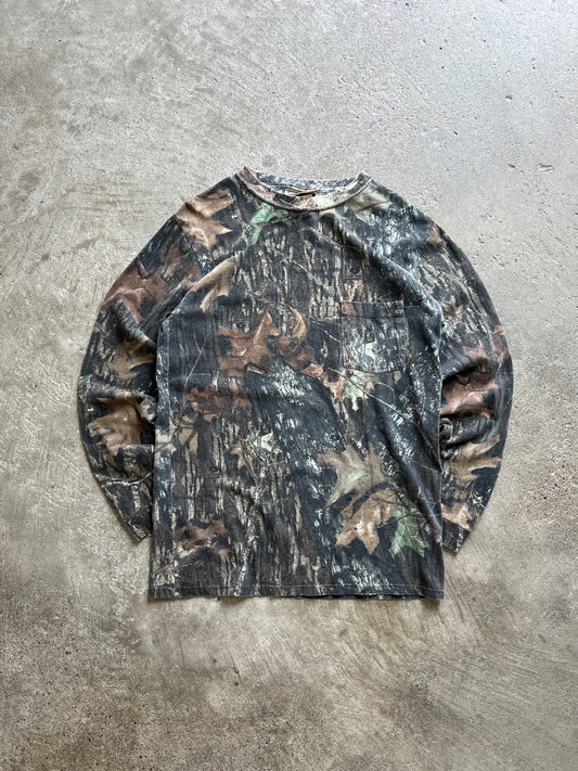 Vintage Camo Long Sleeve Shirt - L