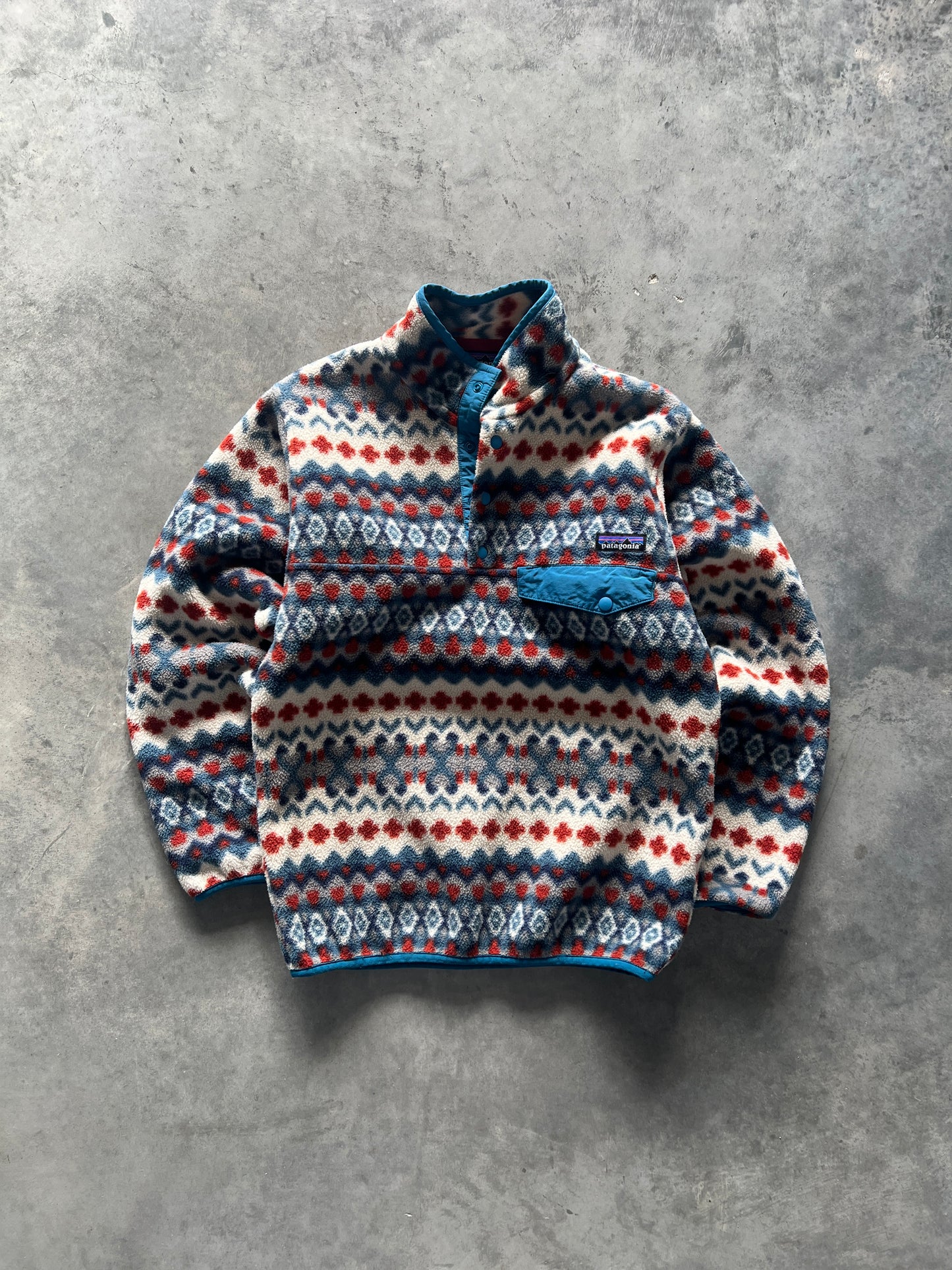 Vintage Birthday Cake Patagonia Tsnap Fleece - S