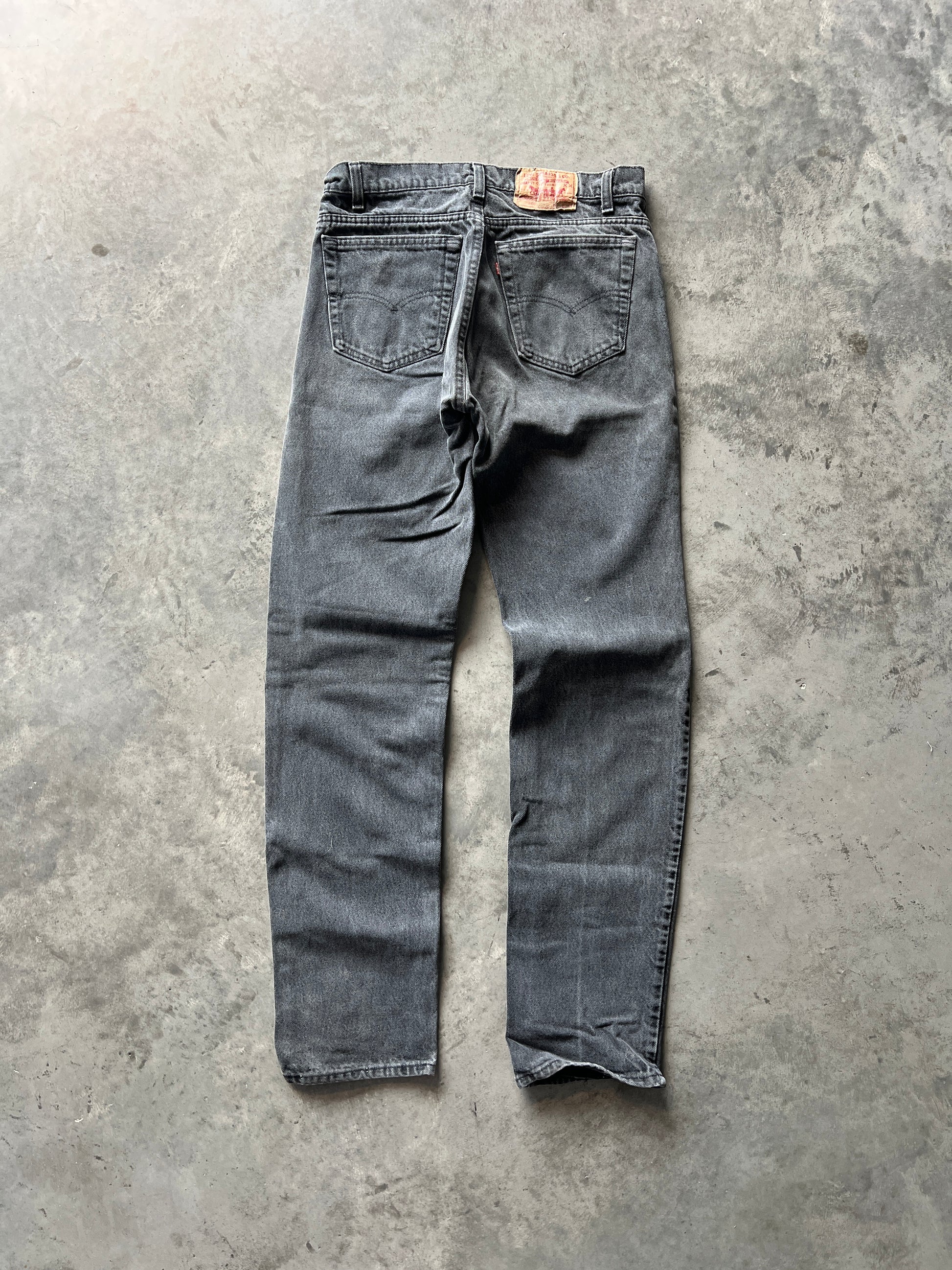 Vintage Faded Black Levi 505 Pants - 34x36