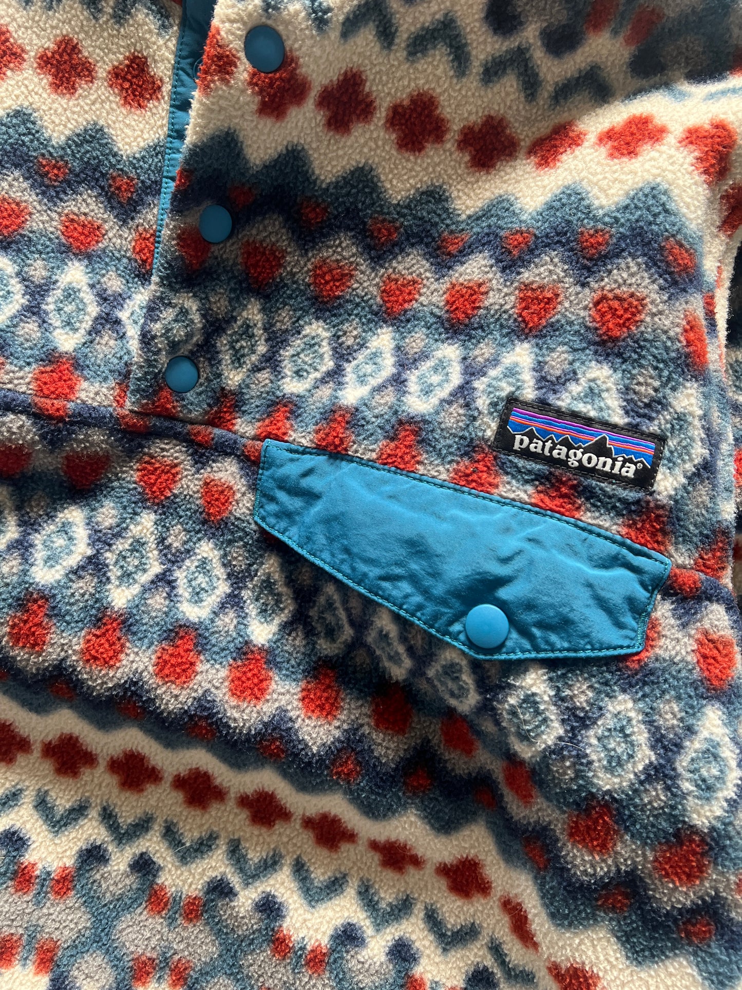 Vintage Birthday Cake Patagonia Tsnap Fleece - S