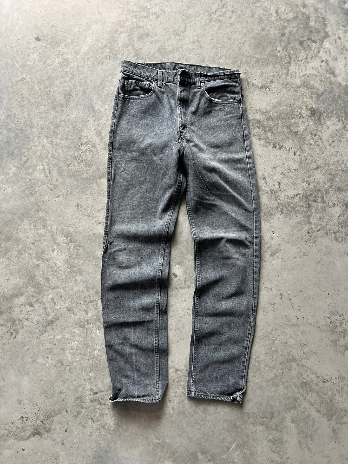 Vintage Faded Black Levi 505 Pants - 34x36
