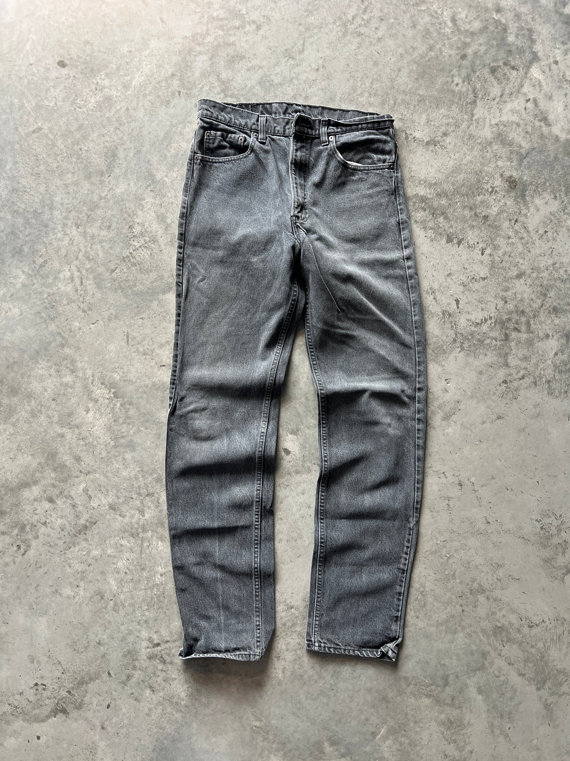 Vintage Faded Black Levi 505 Pants - 34x36