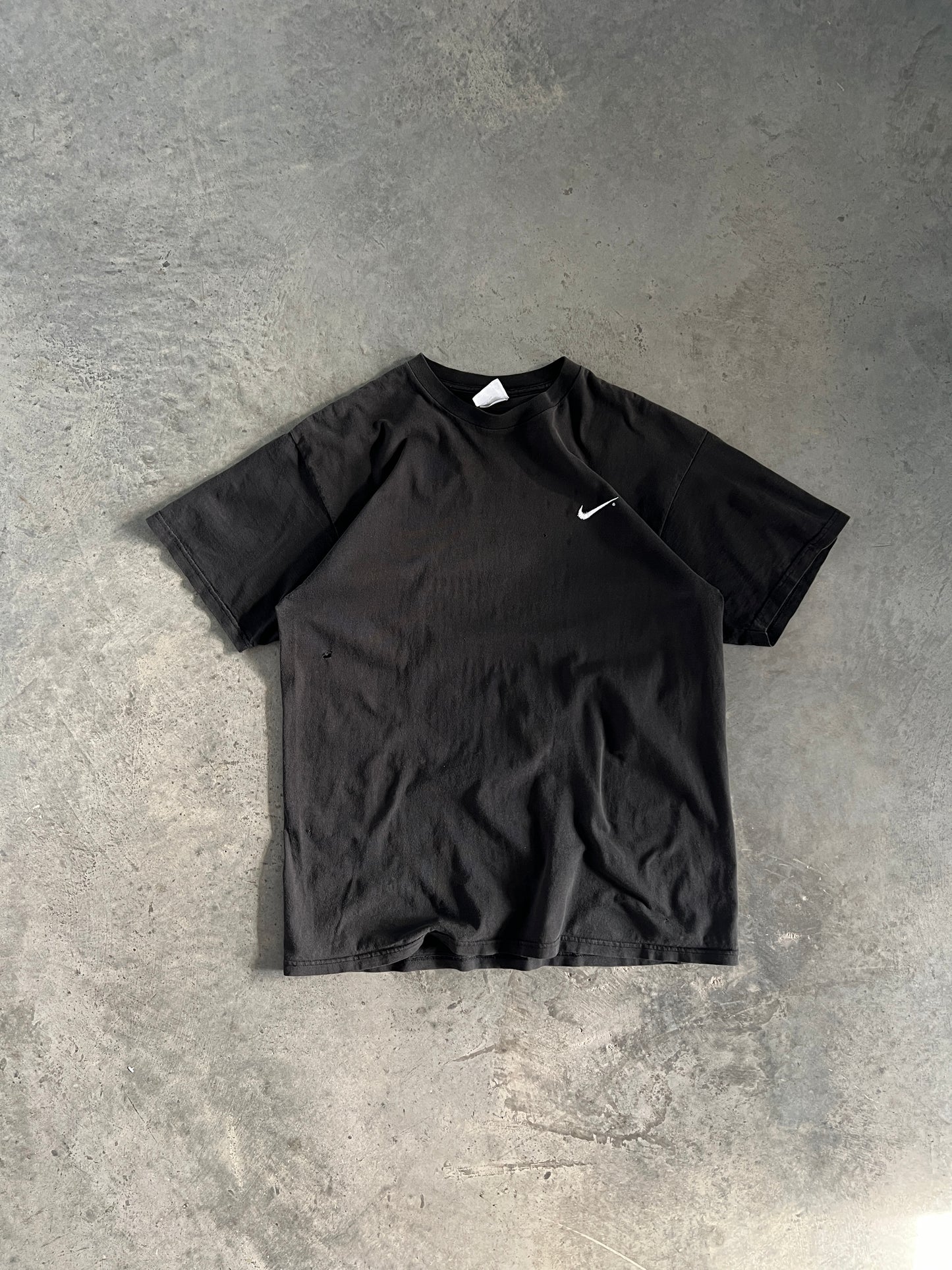 Vintage Black Nike Swoosh Shirt - L