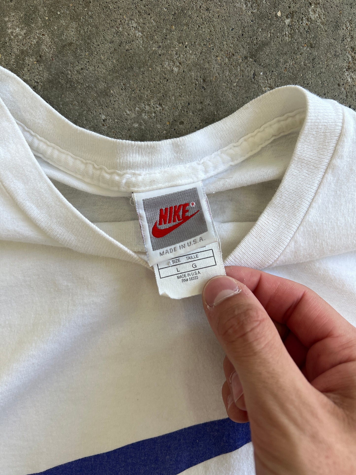 Vintage Big Swoosh Nike Shirt - L