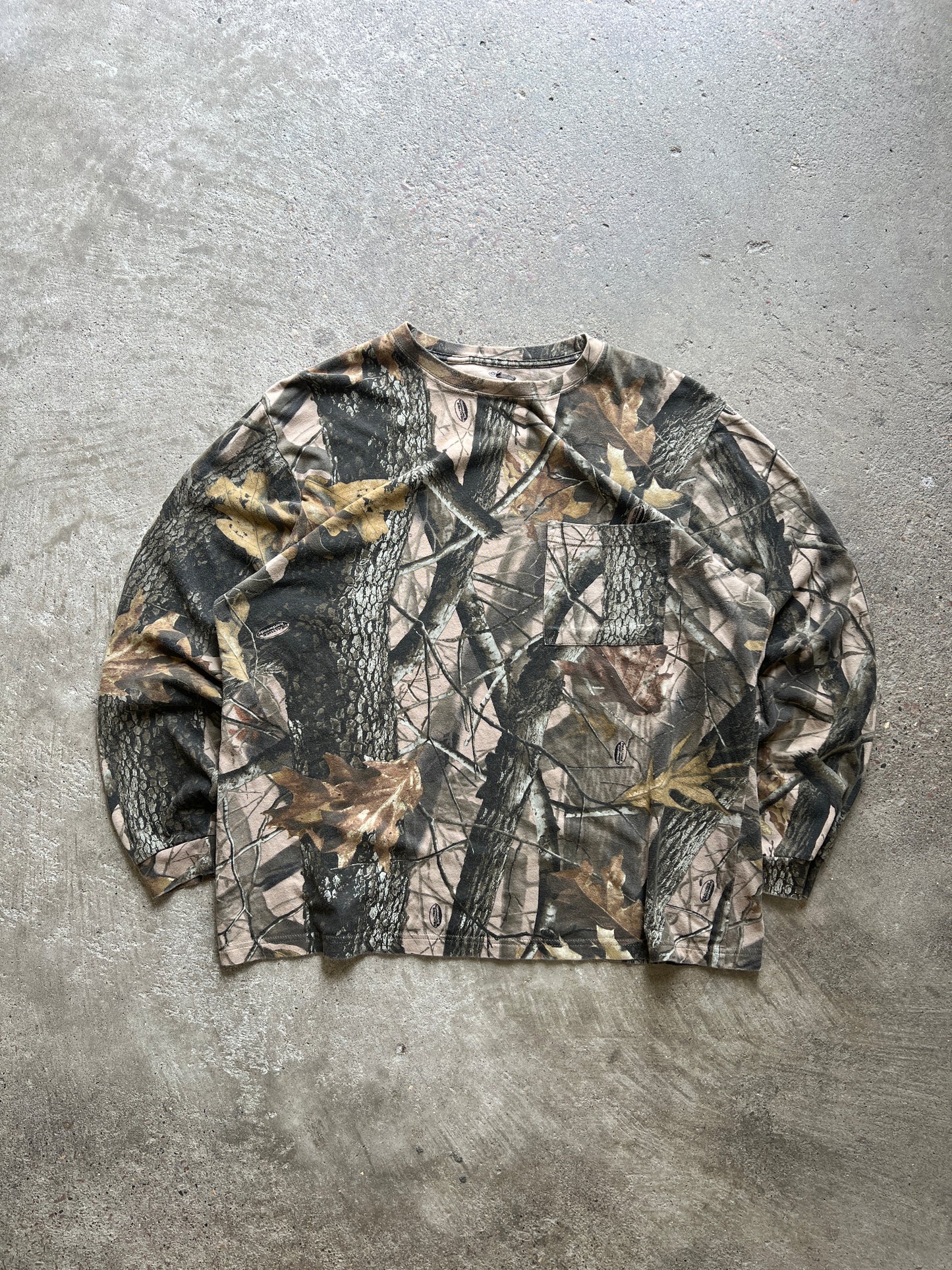 Vintage Camo Long Sleeve Shirt - XL