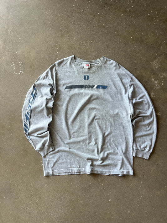 Vintage Grey Duke Longsleeve Shirt - XL
