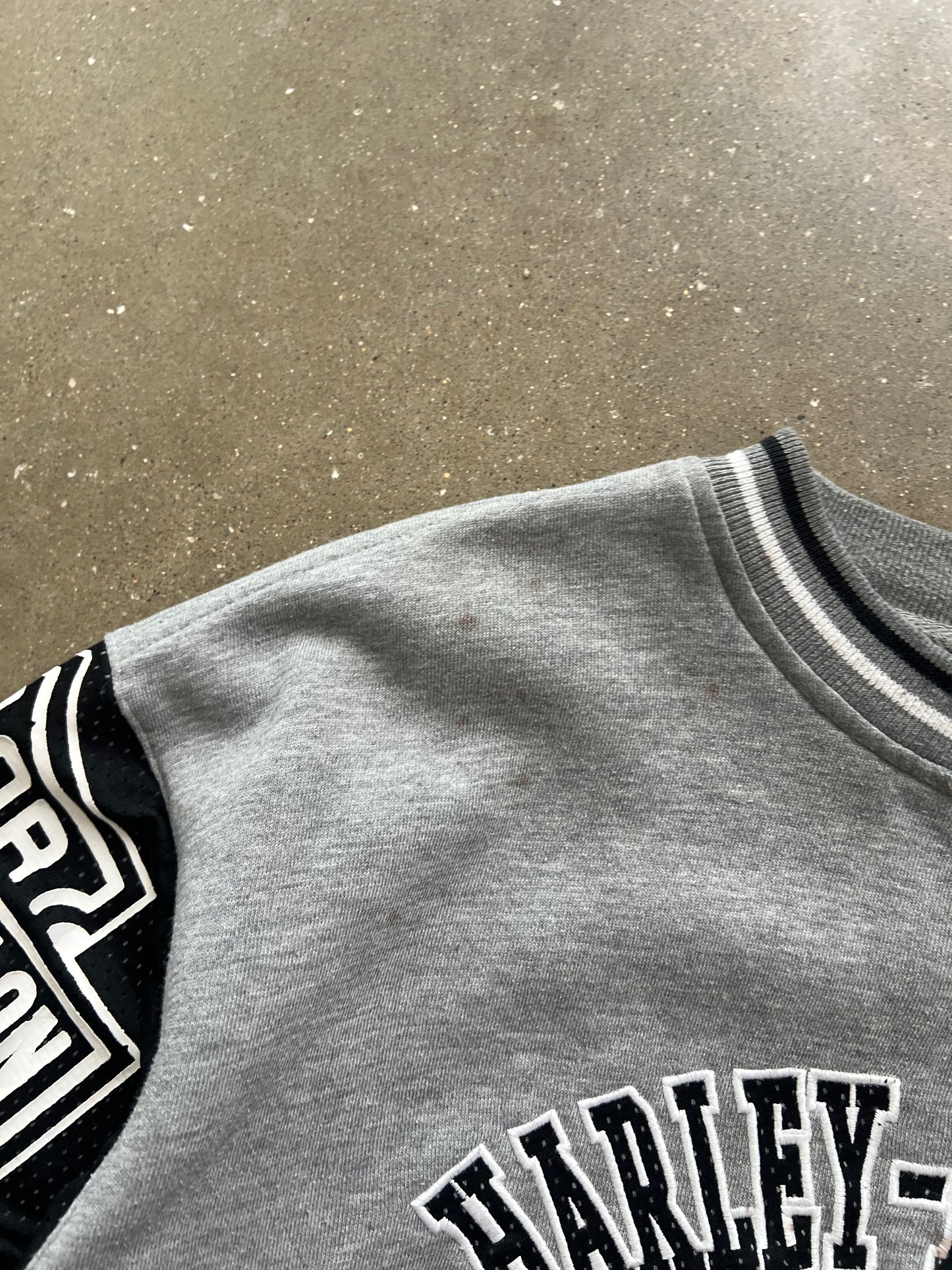 Vintage Grey Harley Davidson Crew - L