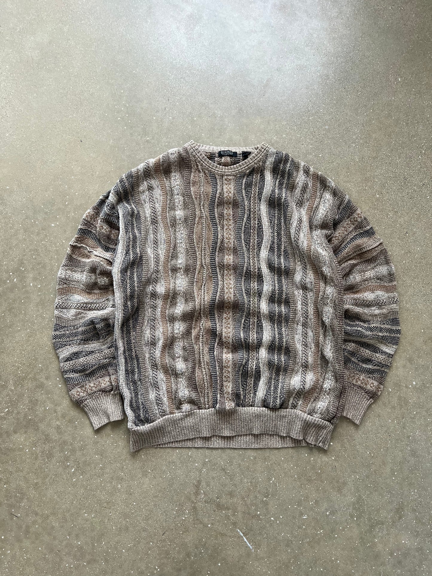 Vintage Tan Coogie Style Knit - Sweater