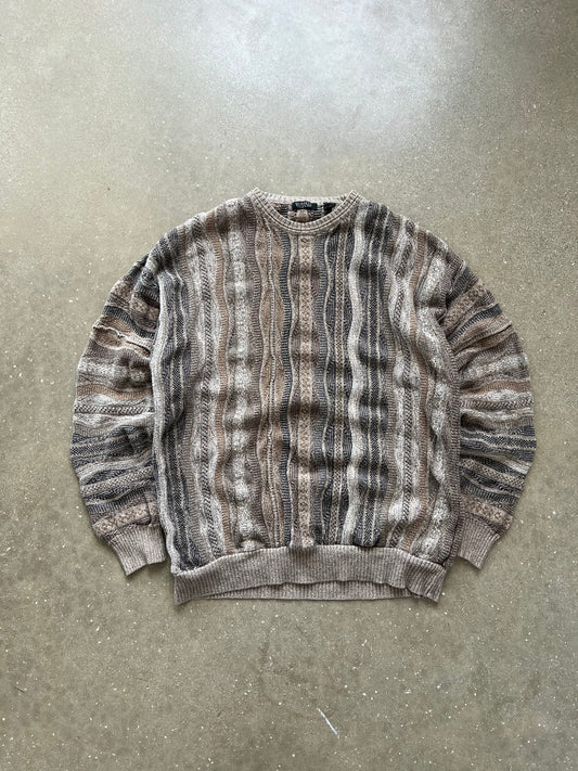 Vintage Tan Coogie Style Knit - Sweater