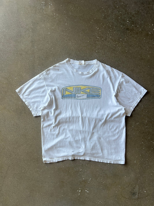 Vintage Faded Distressed Nike Shirt - XL
