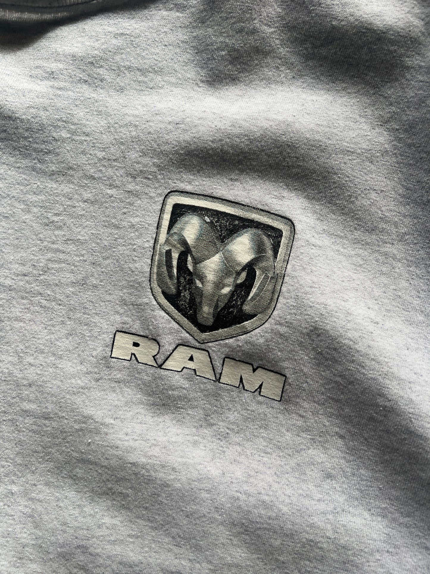 Vintage Ivory White Ram Shirt - L