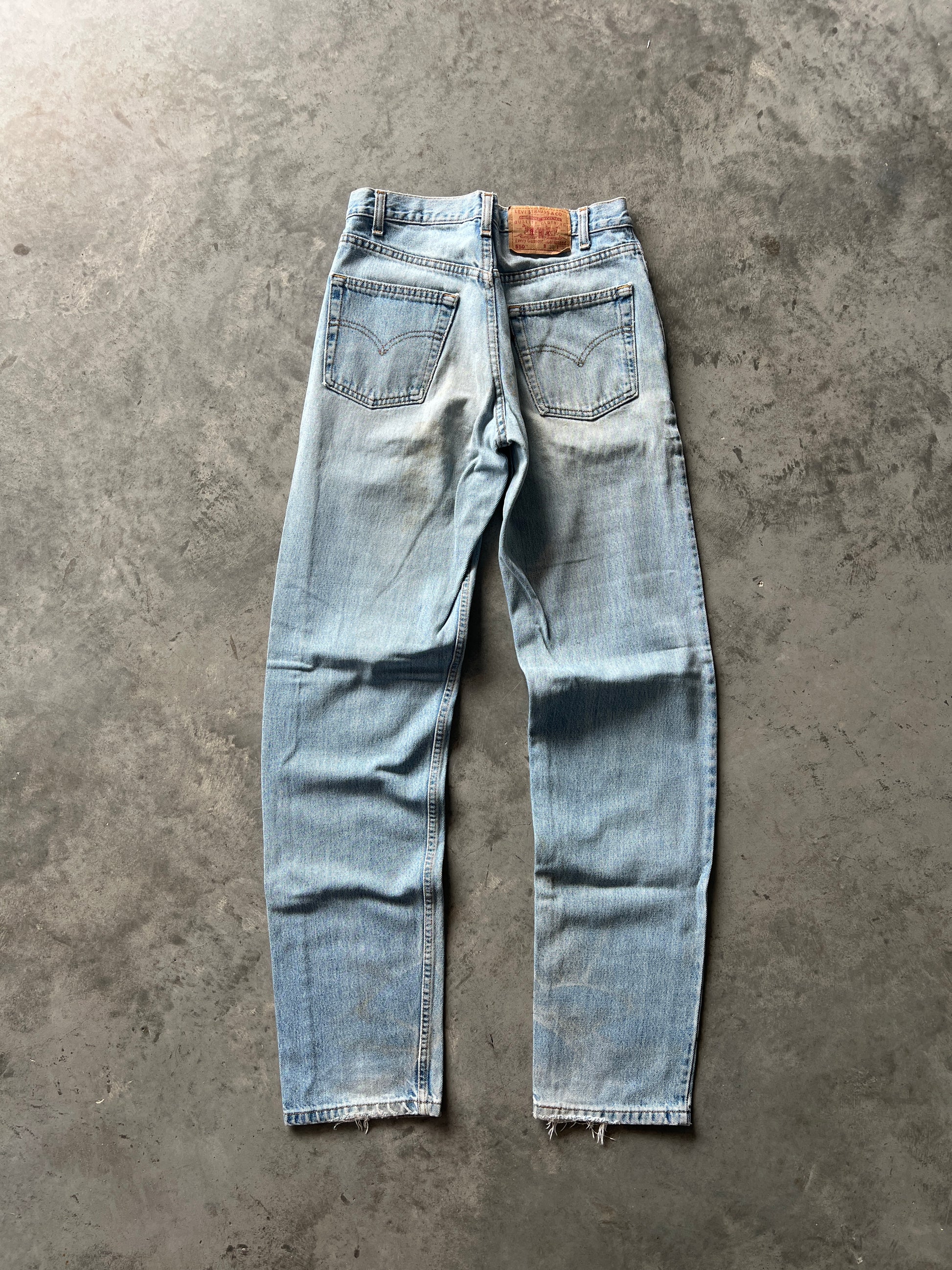 Vintage Faded Blue Baggy Levi Pants - 30x36
