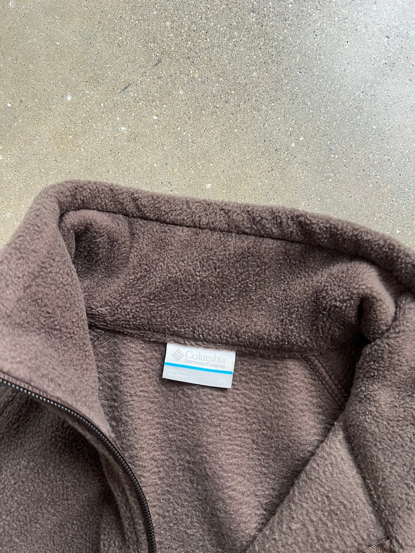 Vintage Brown Columbia Fleece - M