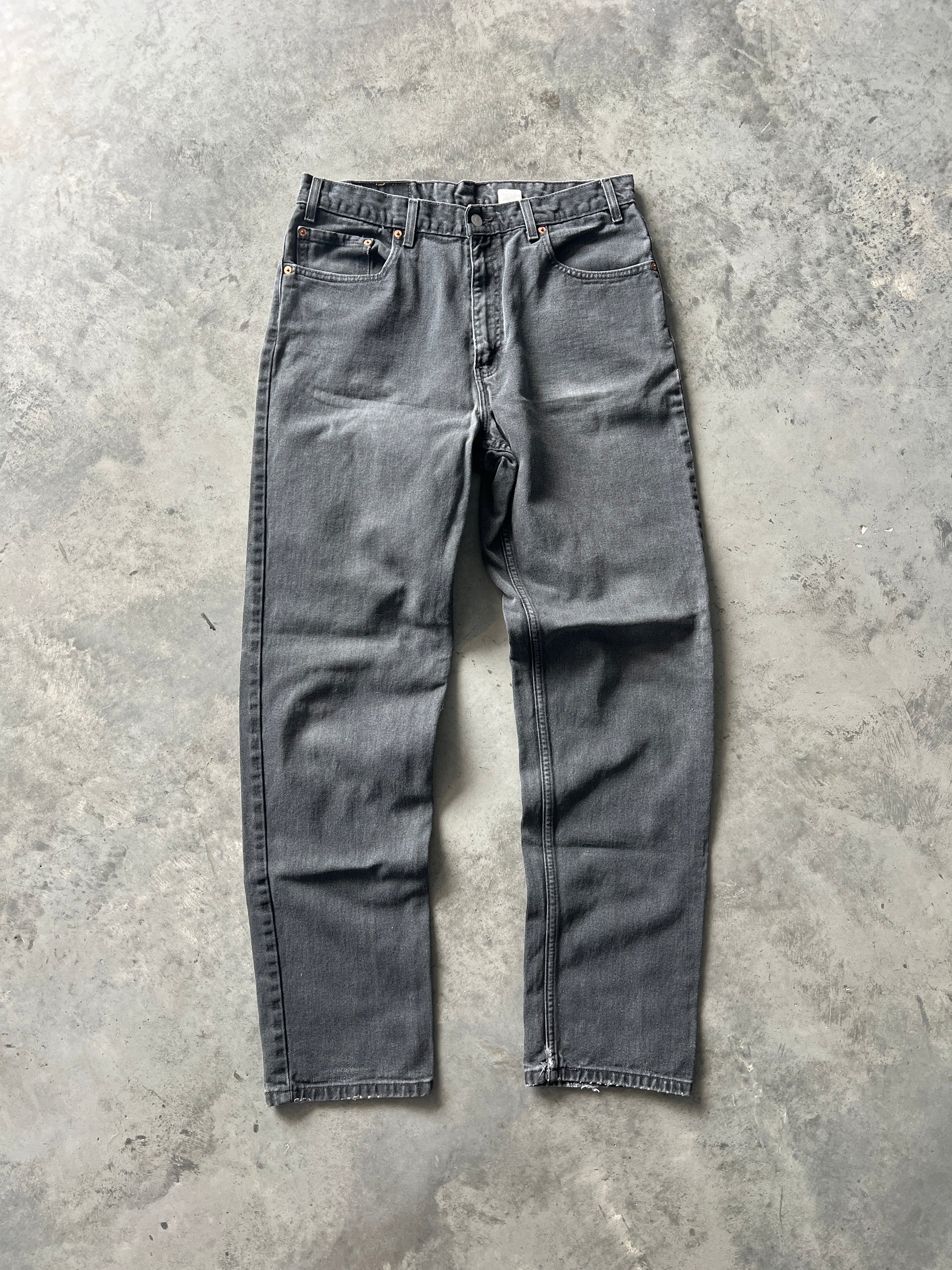 Vintage Faded Black Baggy Levi Pants - 36x36