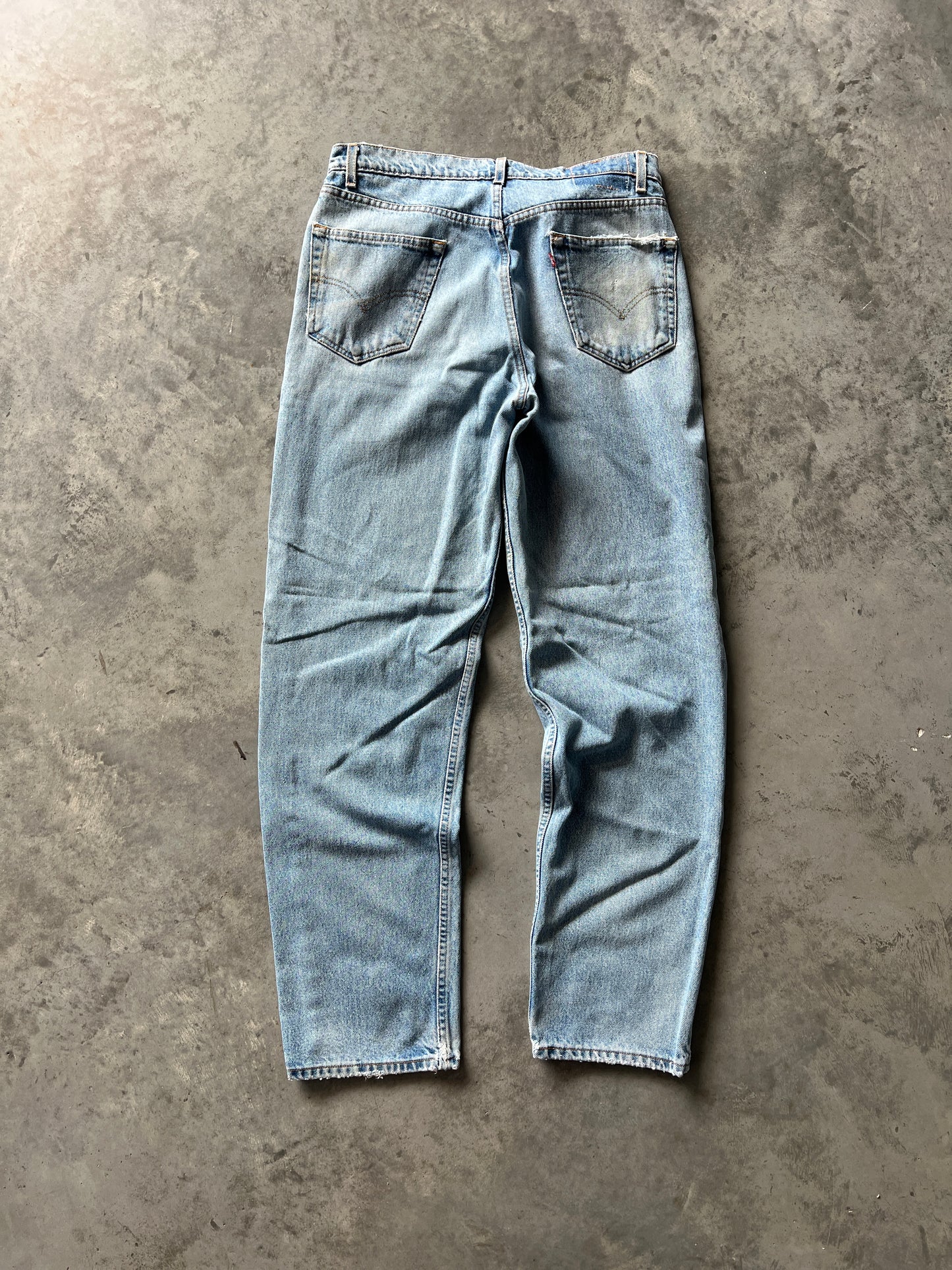 Vintage Faded Blue Baggy Levi Pants - 36x34