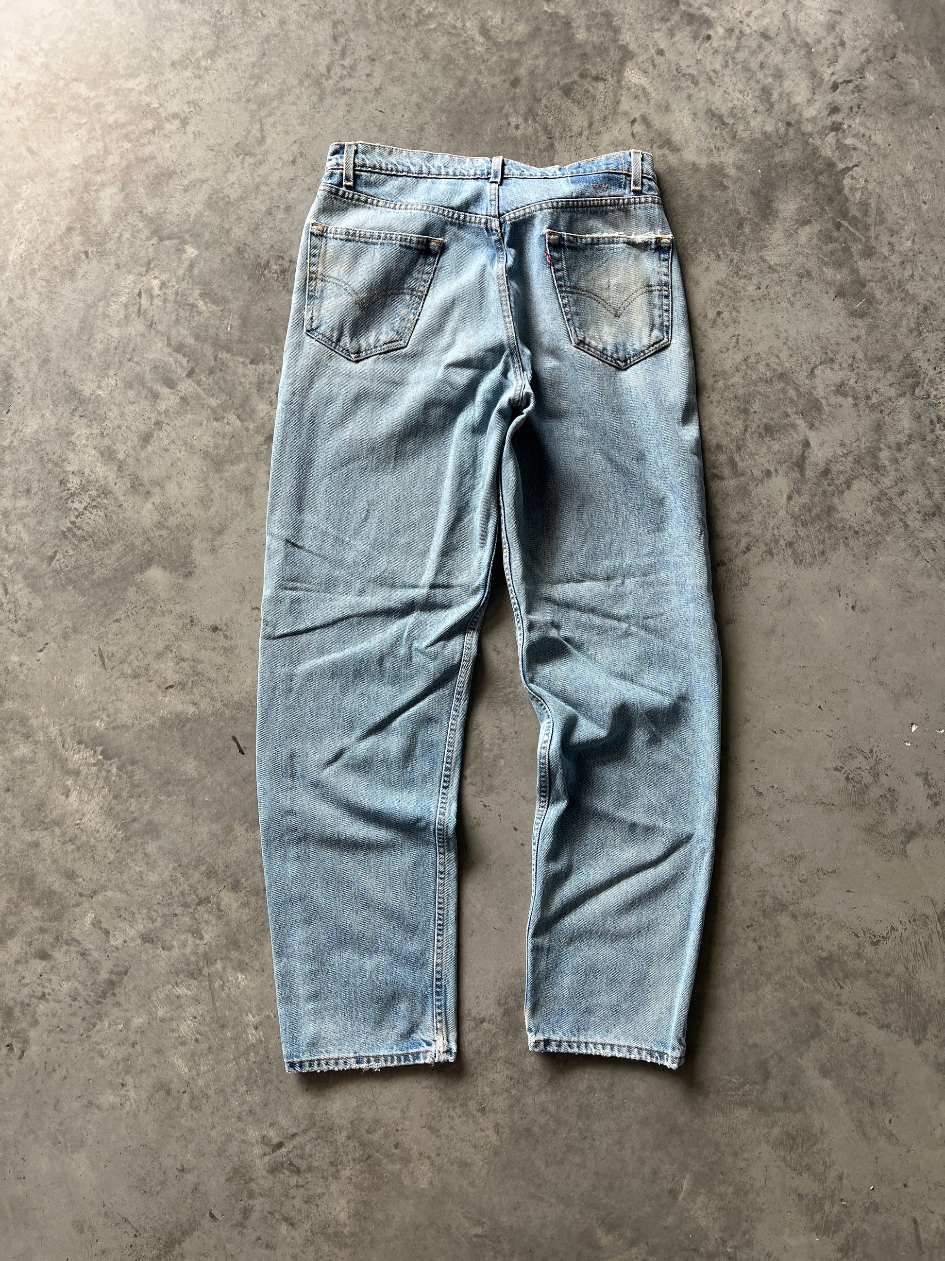 Vintage Faded Blue Baggy Levi Pants - 36x34