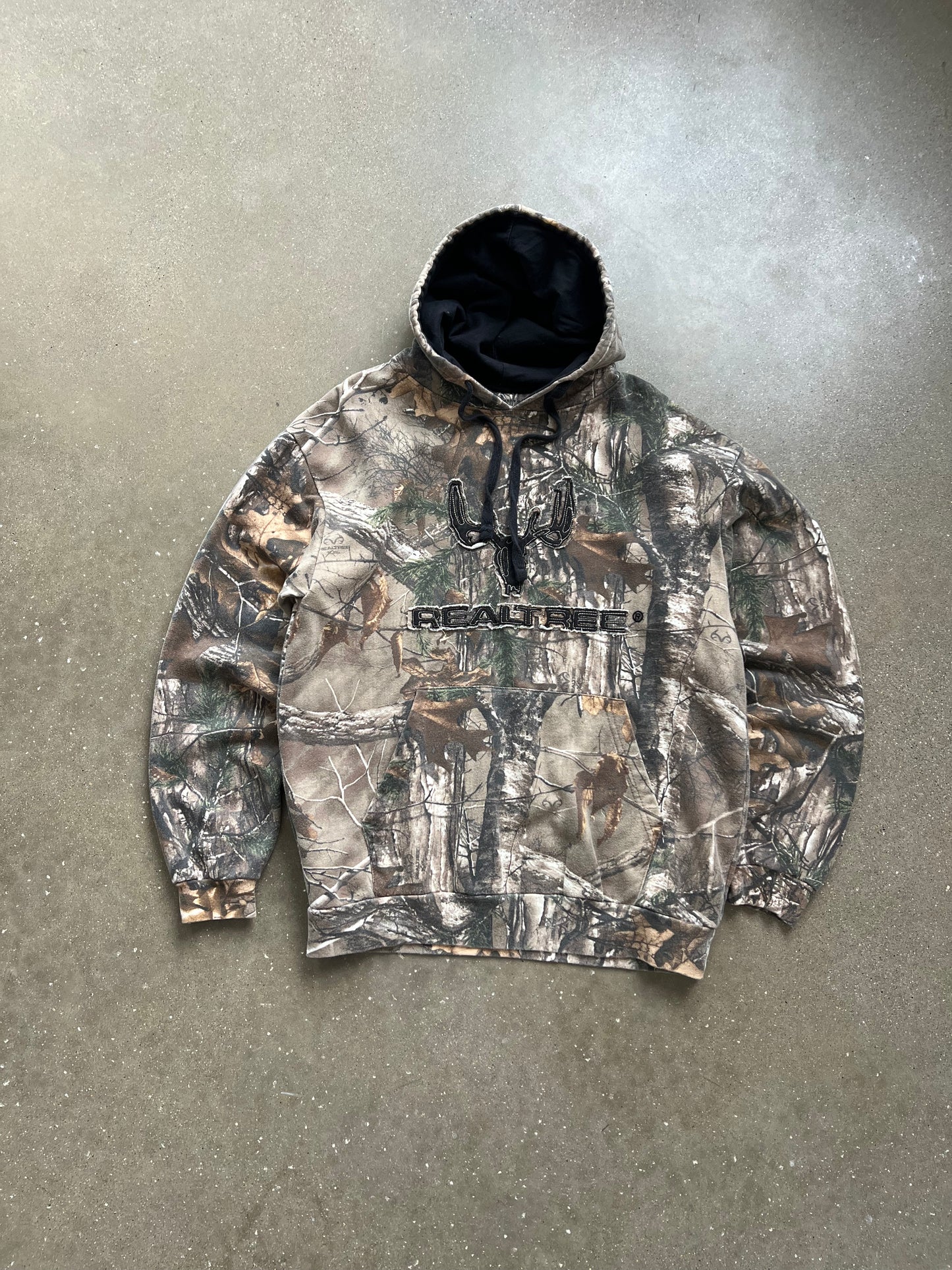 Vintage RealTree Camo Hoodie - M