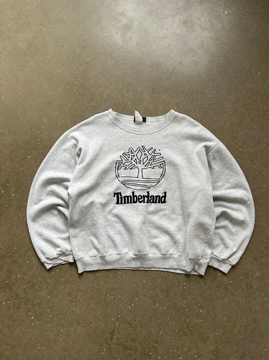 Vintage White Timberland Crew - XL