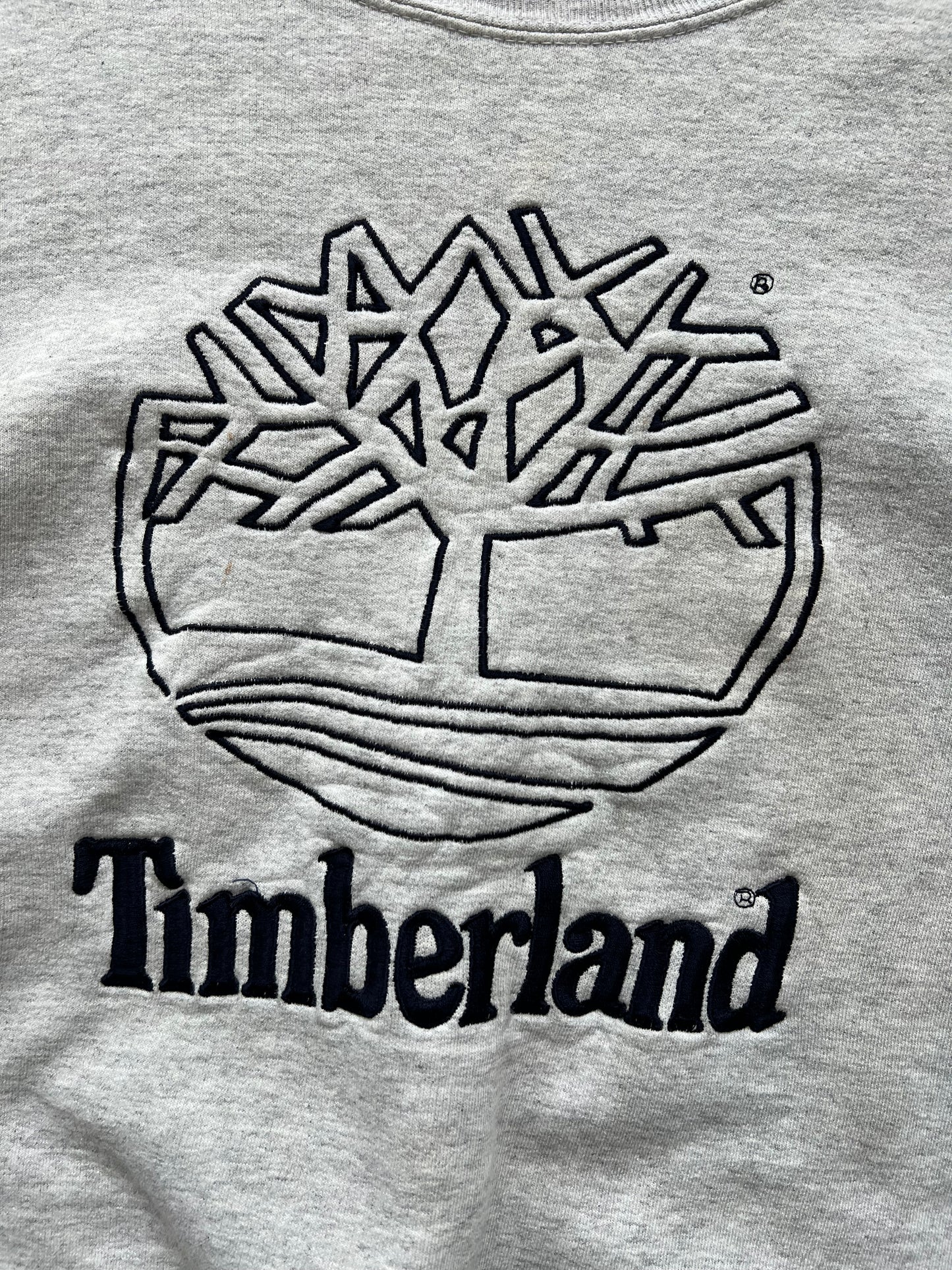 Vintage White Timberland Crew - XL