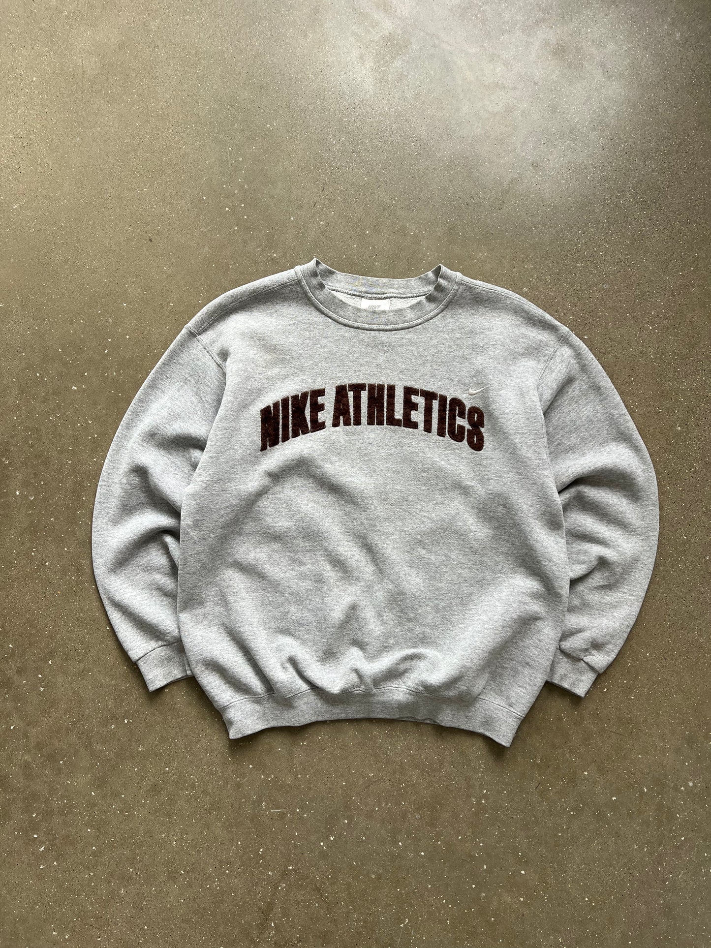 Vintage Grey Nike Athletics Crew - M
