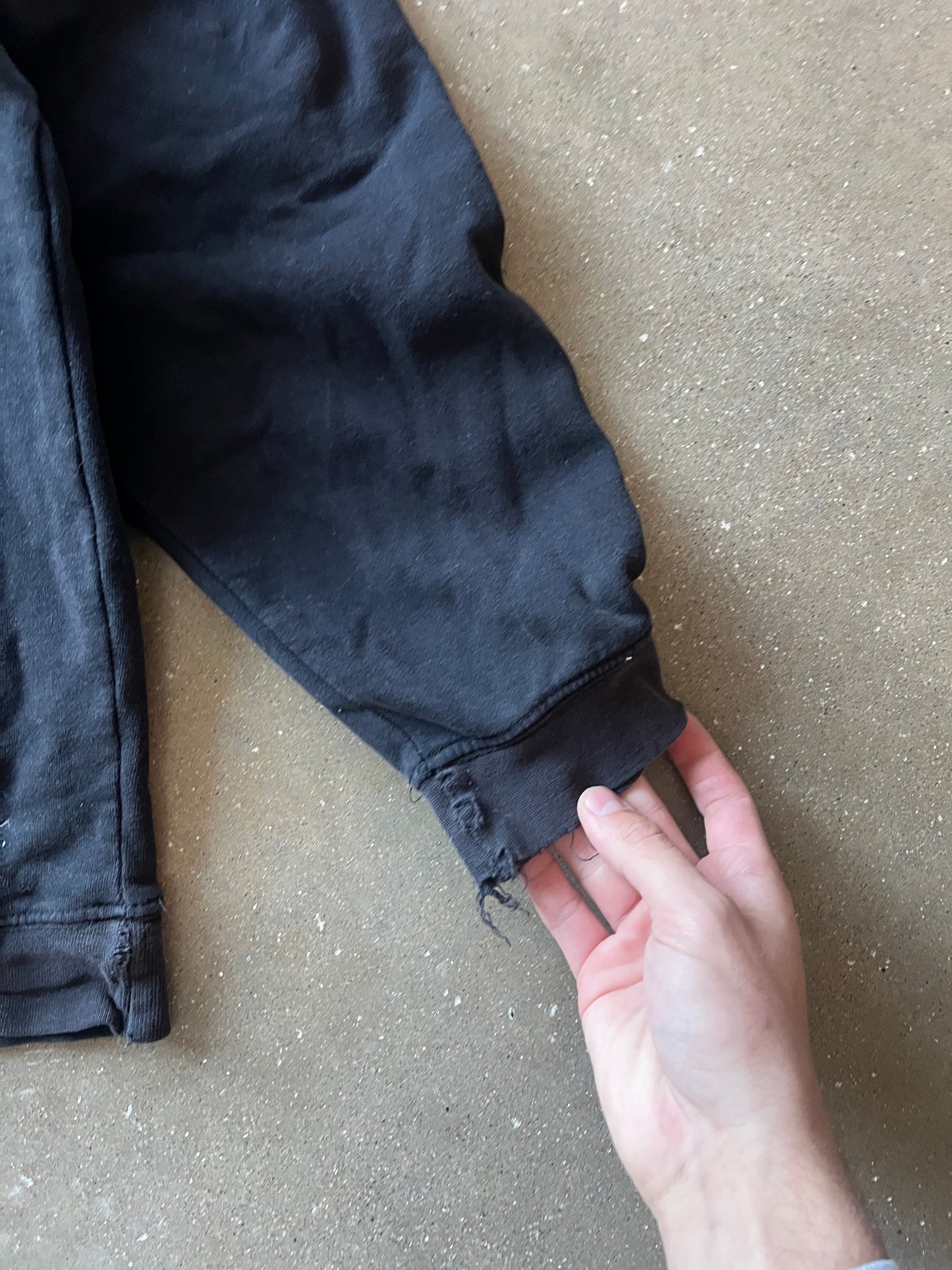 Vintage Black Tech Nine Rapper Hoodie - L