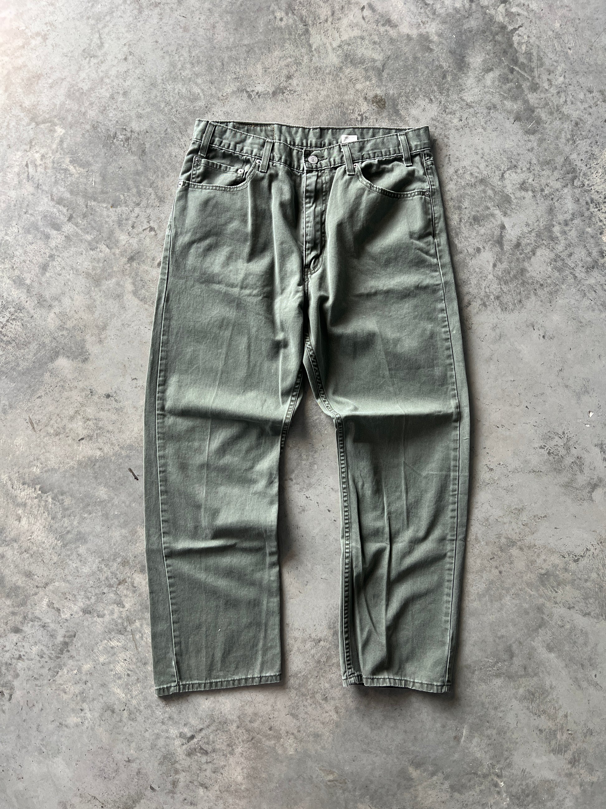Vintage Green Baggy Levi 505 Pants - 36x30
