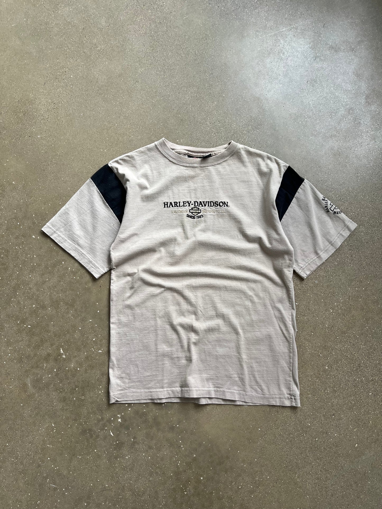 Vintage Grey Harley Davidson Shirt - L