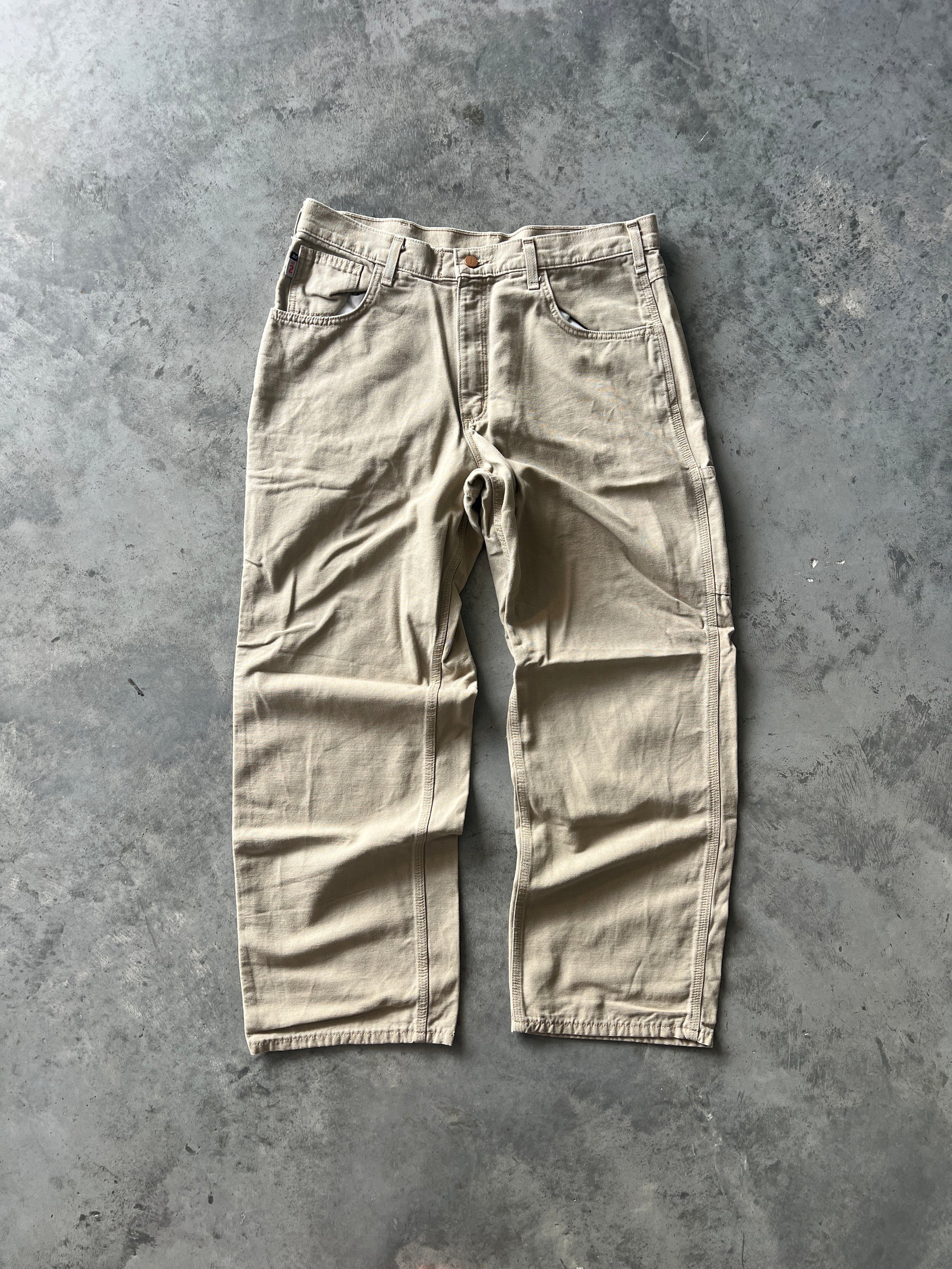 Vintage Light Tan Baggy Carhartt Pants - 36x30