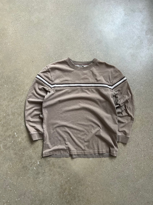 Vintage Brown Stripped Shirt - XS