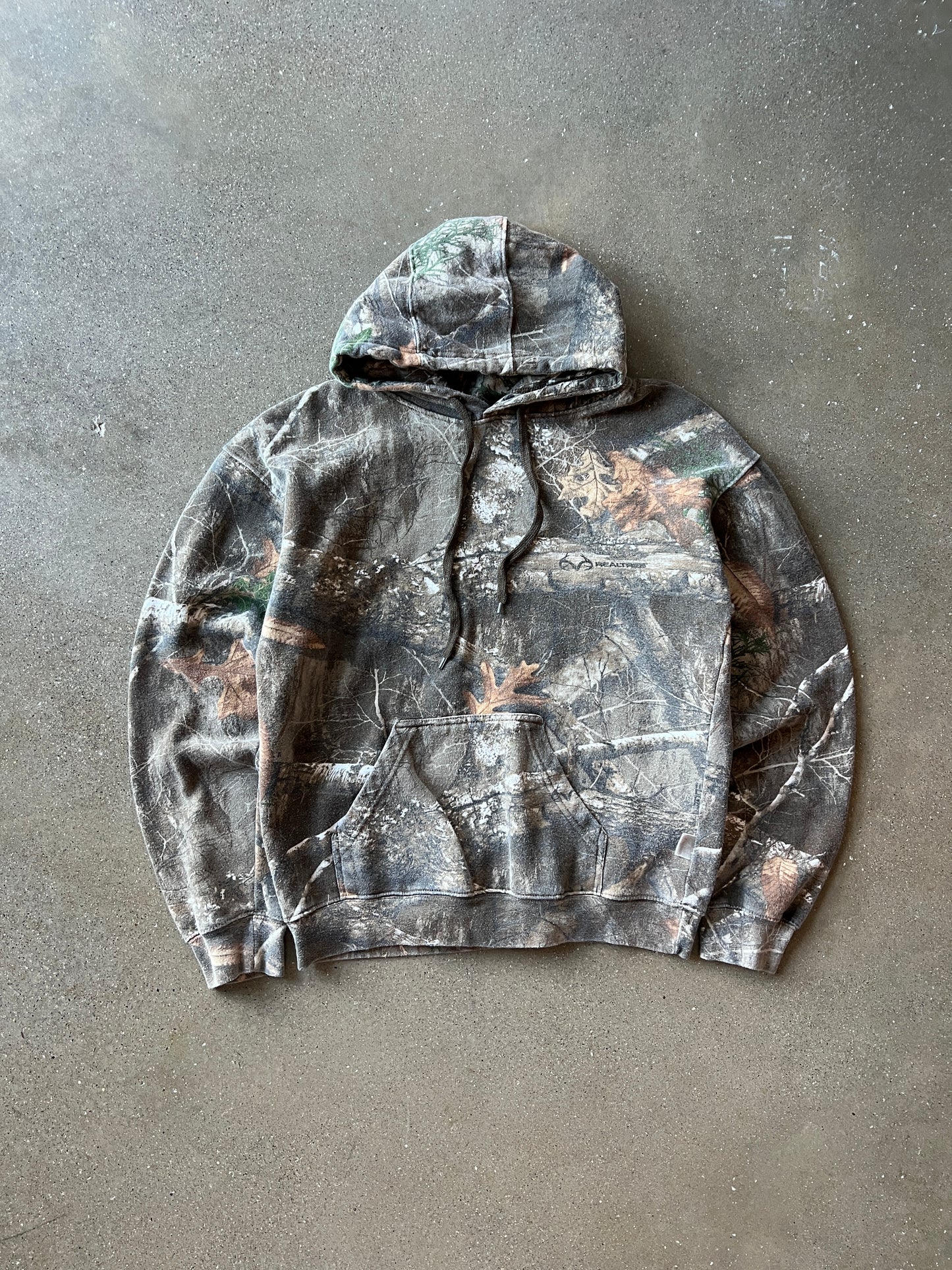 Vintage RealTree Camo Oversized Hoodie - S