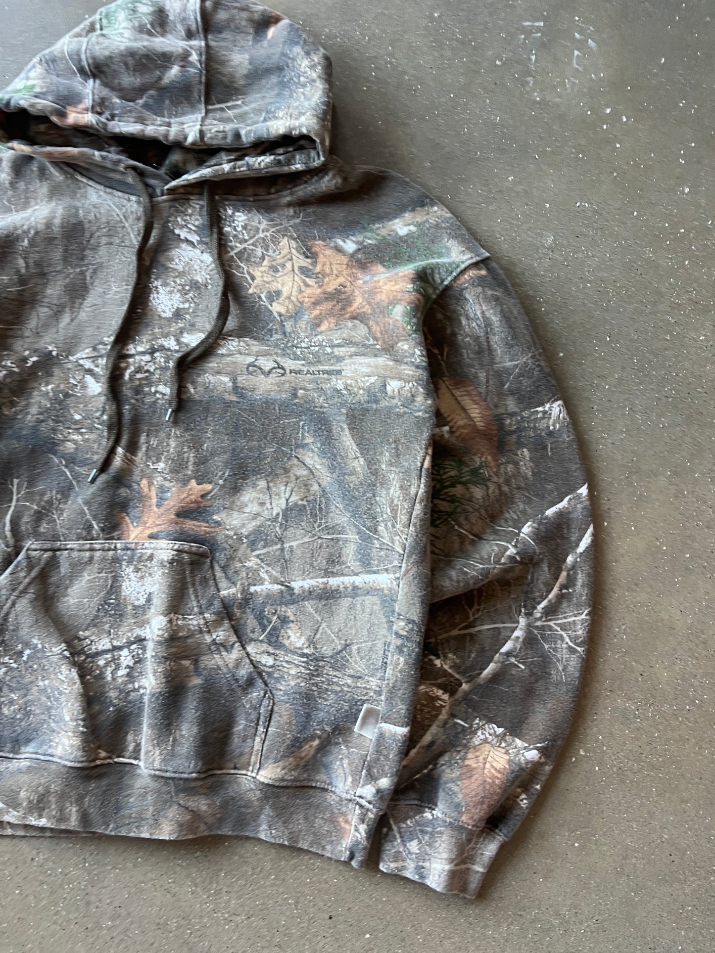 Vintage RealTree Camo Oversized Hoodie - S